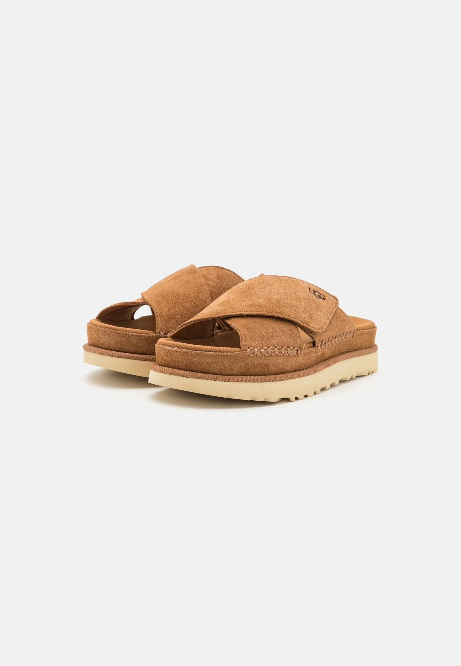 Ugg GoldenstarCross Slide - Muiltjes - Chestnut 4 Ugg GoldenstarCross Slide - Muiltjes - Chestnut - Afbeelding 4
