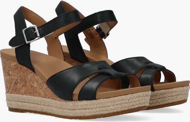 Zwarte Ugg Sandalen Cloverdale 1 Zwarte Ugg Sandalen Cloverdale