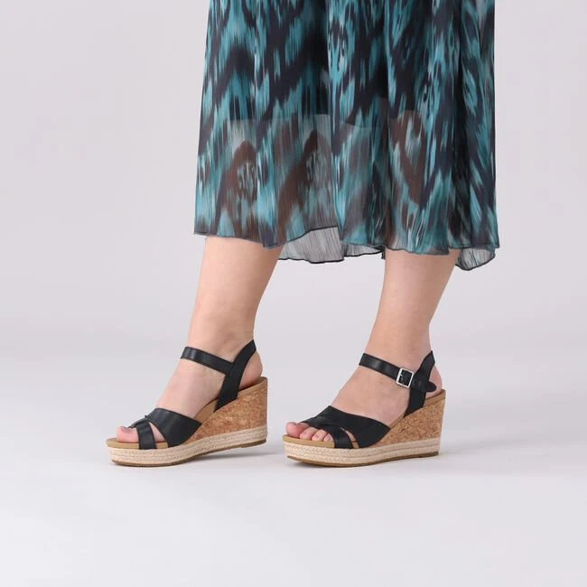 Zwarte Ugg Sandalen Cloverdale 5 Zwarte Ugg Sandalen Cloverdale - Afbeelding 5