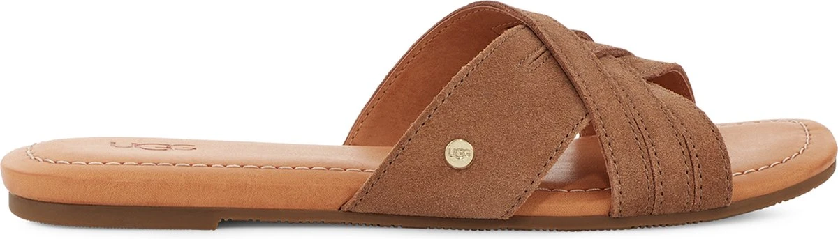 UGG W Kenleigh Slide Dames Sandalen - Chestnut - Maat 40 1 UGG W Kenleigh Slide Dames Sandalen - Chestnut - Maat 40