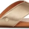 UGG W Carey Flip Dames Slippers - Goud/Metallic - Maat 40