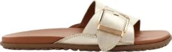 UGG W Solivan Buckle Slide Dames Slippers - Goud/Metallic - Maat 41