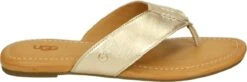 UGG W Carey Flip Dames Slippers - Goud/Metallic - Maat 38