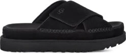 UGG W Goldenstar Cross Slide Dames Sandalen - Zwart - Maat 40