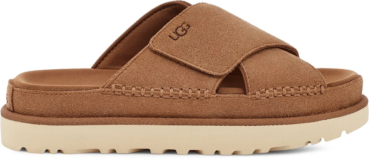 UGG W Goldenstar Cross Slide Dames Sandalen - Chestnut - Maat 37 10 UGG W Goldenstar Cross Slide Dames Sandalen - Chestnut - Maat 37 - Afbeelding 10