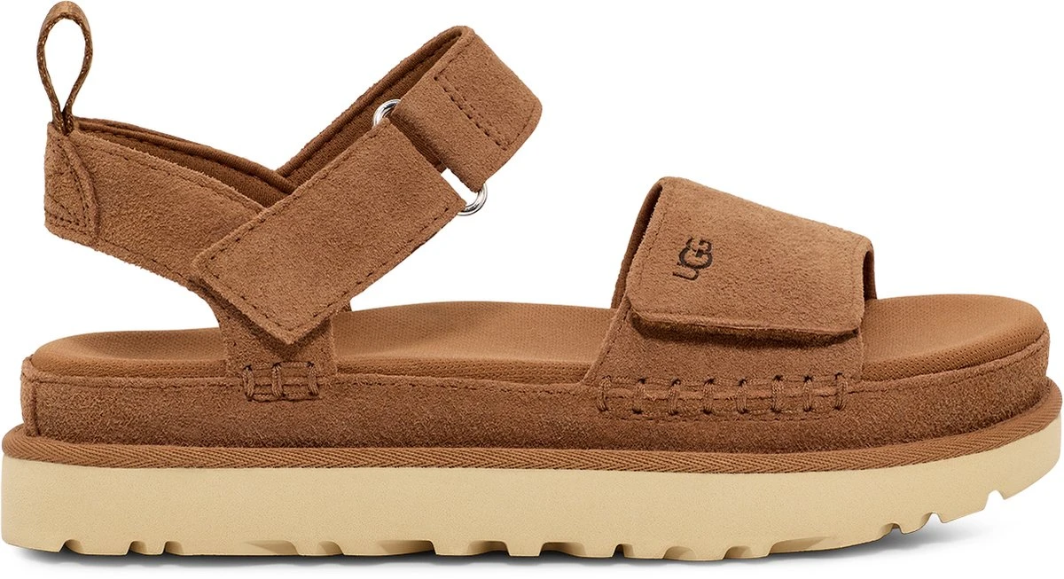 UGG W Goldenstar Dames Sandalen - Chestnut - Maat 36 1 UGG W Goldenstar Dames Sandalen - Chestnut - Maat 36