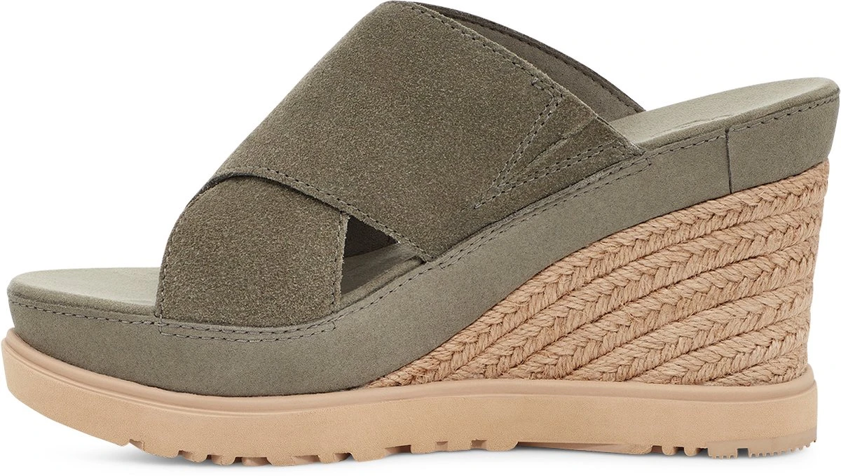 UGG W Abbot Slide Dames Sandalen - Groen - Maat 40 2 UGG W Abbot Slide Dames Sandalen - Groen - Maat 40 - Afbeelding 2