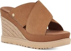 UGG W Abbot Slide Dames Sandalen - Chestnut - Maat 38