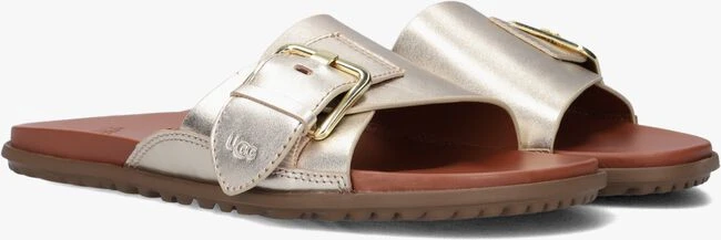 Gouden Ugg Slippers W Solivan Buckle Slide 1 Gouden Ugg Slippers W Solivan Buckle Slide