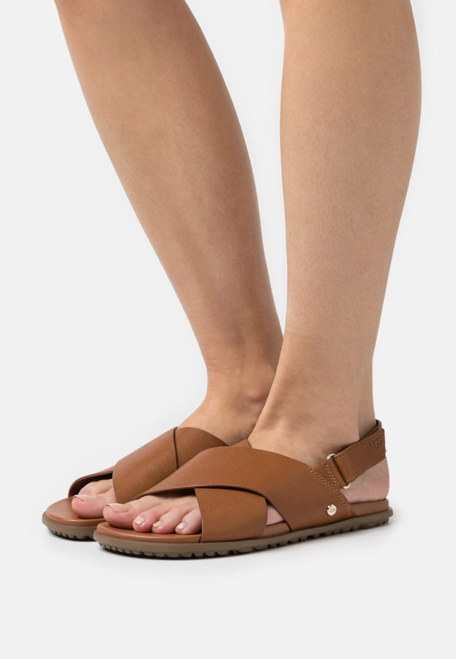 Ugg Solivan Slingback - Sandalen - Tan 1 Ugg Solivan Slingback - Sandalen - Tan