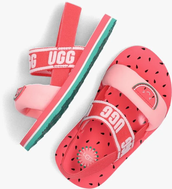 Roze Ugg Sandalen Zuma Sling Watermelon Stuffie 2 Roze Ugg Sandalen Zuma Sling Watermelon Stuffie - Afbeelding 2