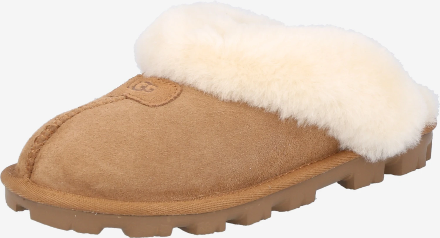 Ugg Pantoffels Huisschoenen COQUETTE Dames Lichtbruin 1 Ugg Pantoffels Huisschoenen COQUETTE Dames Lichtbruin