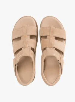 Ugg GOLDENSTAR STRAP - Platte, Suède Sandalen | Beige 7 Ugg GOLDENSTAR STRAP - Platte, Suède Sandalen | Beige -Ugg 4108583
