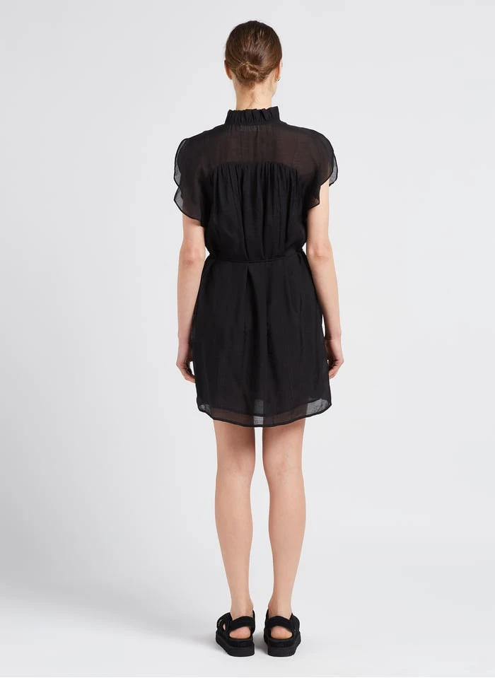 Ugg GOLDENSTAR STRAP - Platte, Suède Sandalen | Zwart 7 Ugg GOLDENSTAR STRAP - Platte, Suède Sandalen | Zwart - Afbeelding 7