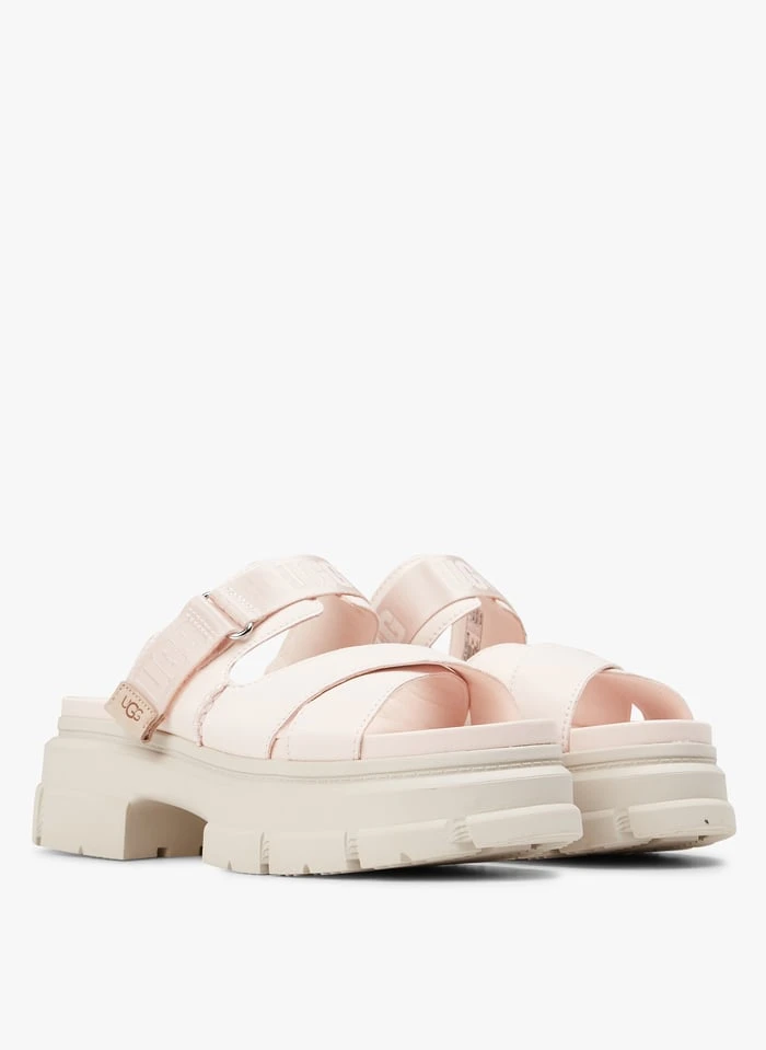 Ugg ASHTON SLIDE - Leren Sandalen Met Hak | Roze 2 Ugg ASHTON SLIDE - Leren Sandalen Met Hak | Roze - Afbeelding 2