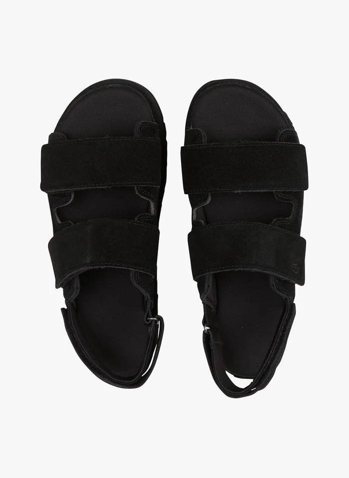 Ugg GOLDENSTAR SLINGBACK - Platte, Suède Sandalen | Zwart 3 Ugg GOLDENSTAR SLINGBACK - Platte, Suède Sandalen | Zwart - Afbeelding 3