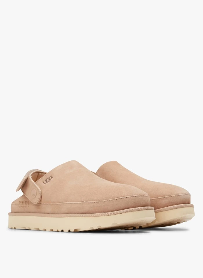Ugg GOLDENSTAR CLOG - Leren Klompen Met Sleehak | Beige 2 Ugg GOLDENSTAR CLOG - Leren Klompen Met Sleehak | Beige - Afbeelding 2