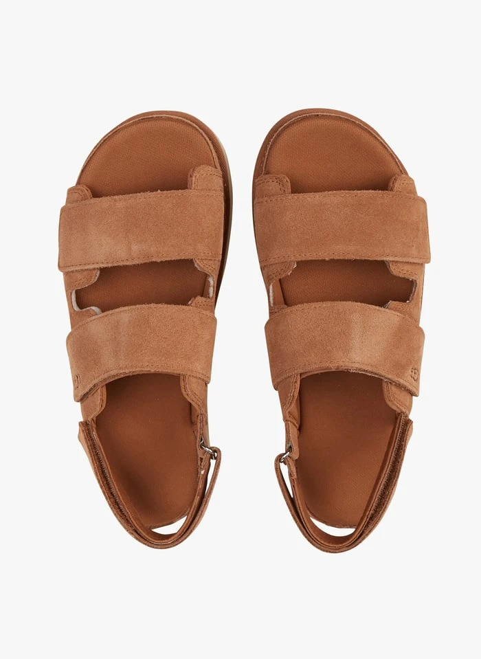 Ugg GOLDENSTAR SLINGBACK - Platte, Suède Sandalen | Beige 3 Ugg GOLDENSTAR SLINGBACK - Platte, Suède Sandalen | Beige - Afbeelding 3