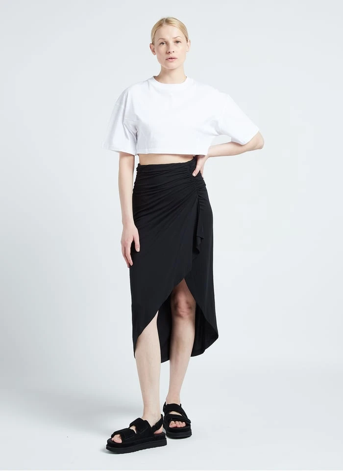 Ugg GOLDENSTAR SLINGBACK - Platte, Suède Sandalen | Zwart 10 Ugg GOLDENSTAR SLINGBACK - Platte, Suède Sandalen | Zwart - Afbeelding 10