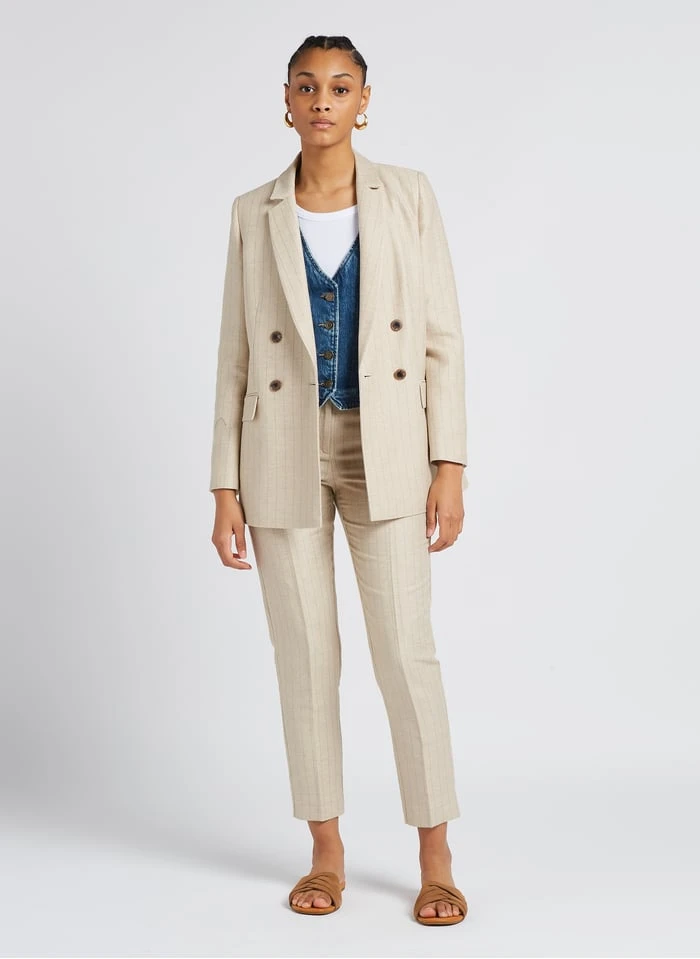 Ugg KENLEIGH SLIDE - Platte, Leren Slippers | Beige 6 Ugg KENLEIGH SLIDE - Platte, Leren Slippers | Beige - Afbeelding 6