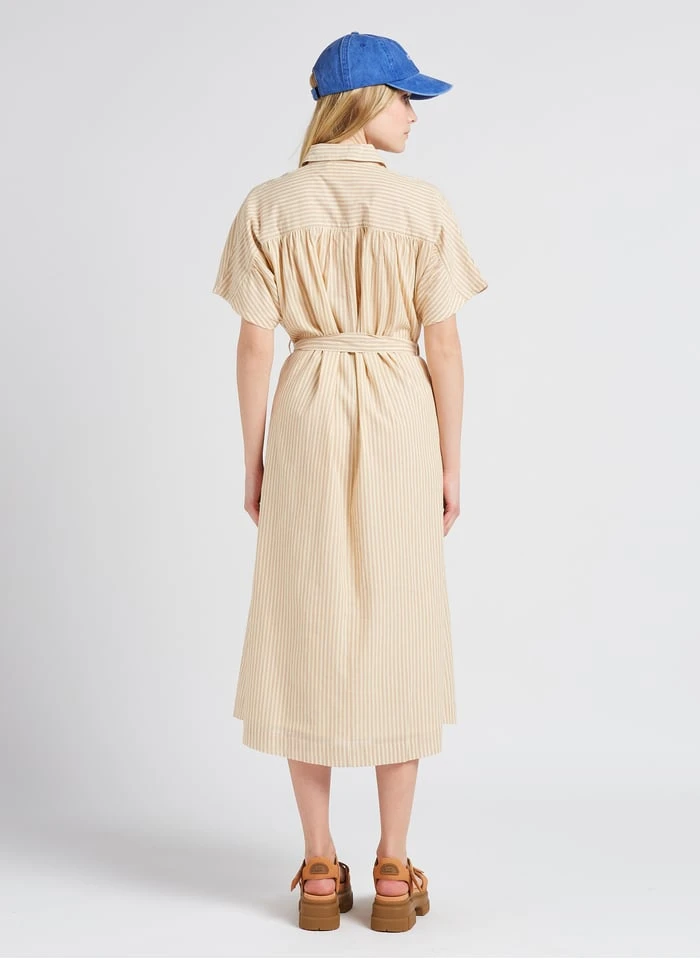 Ugg ASHTON ANKLE - Platte Sandalen Van Twee Materialen | Bruin 5 Ugg ASHTON ANKLE - Platte Sandalen Van Twee Materialen | Bruin - Afbeelding 5