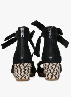 Ugg YARROW - Stoffen Sandalen Met Sleehak | Zwart -Ugg 4164533