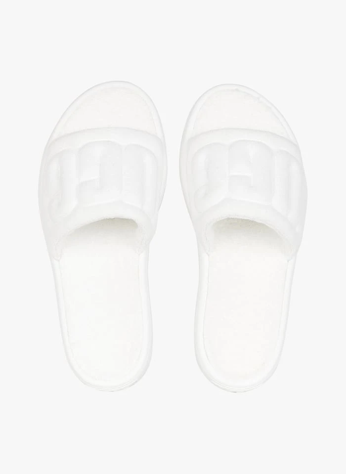 Ugg MINI SLIDE - Platte Slippers | Wit 3 Ugg MINI SLIDE - Platte Slippers | Wit - Afbeelding 3