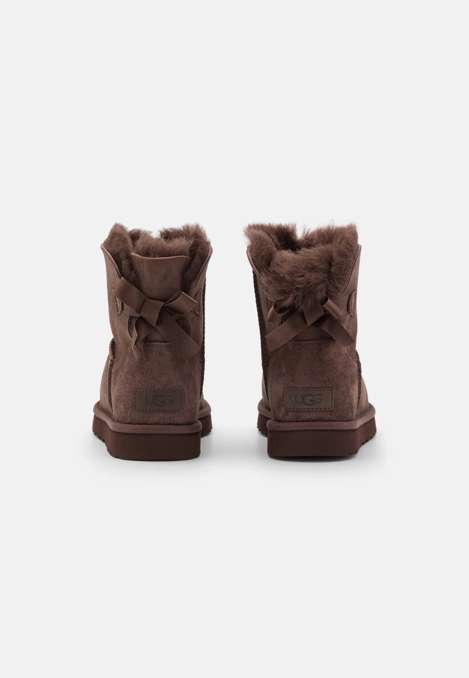 Ugg Mini Bailey Bow - Korte Laarzen - Burnt Cedar 4 Ugg Mini Bailey Bow - Korte Laarzen - Burnt Cedar - Afbeelding 4