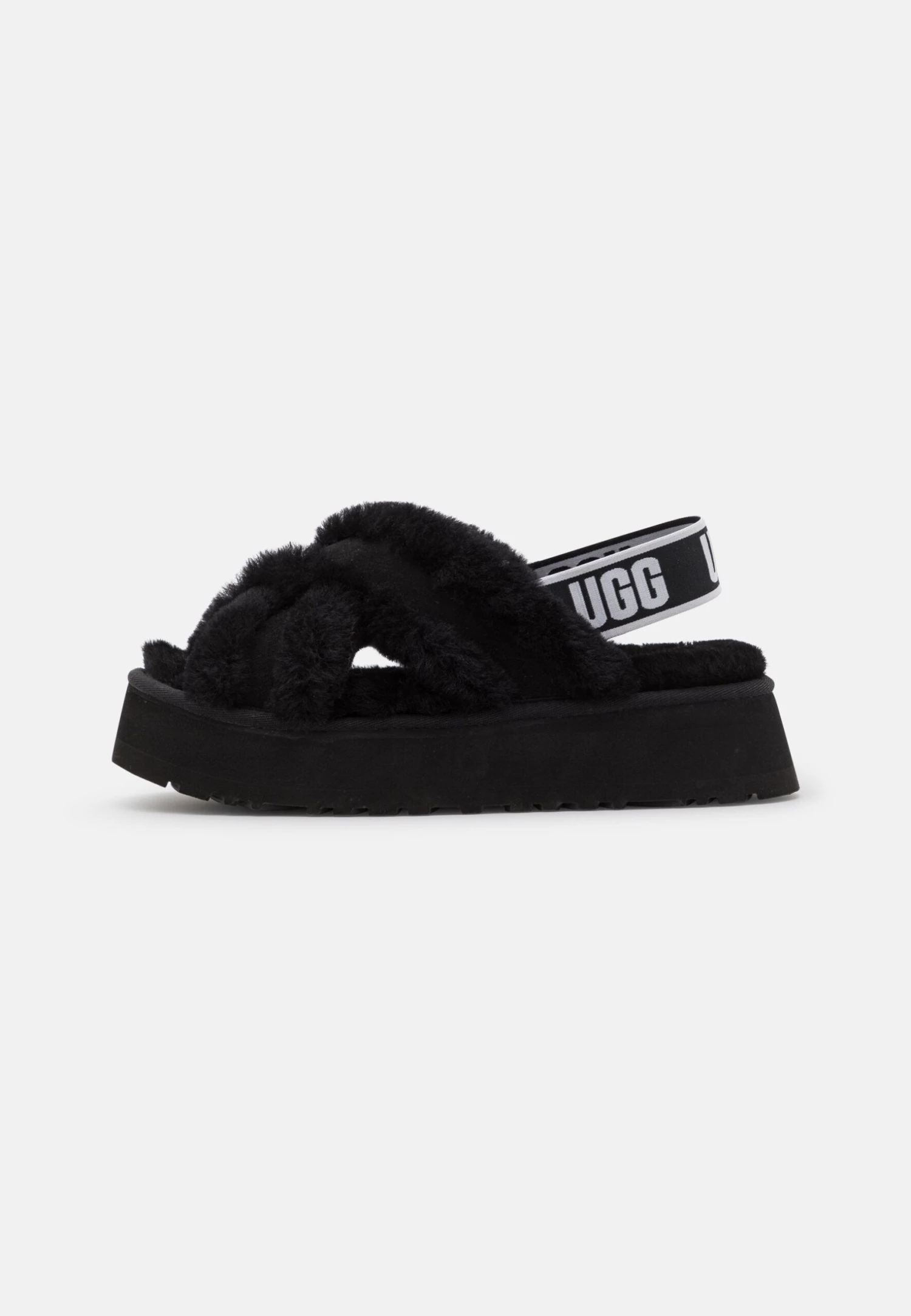 Ugg Disco Cross Slide - Pantoffels - Black 2 Ugg Disco Cross Slide - Pantoffels - Black - Afbeelding 2