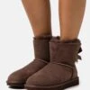 Ugg Mini Bailey Bow - Korte Laarzen - Burnt Cedar