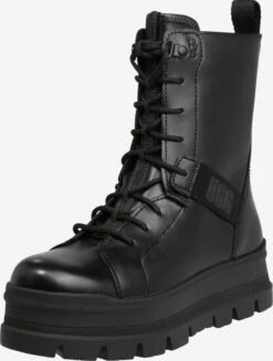 Ugg Enkellaarsjes Veterlaarsjes Sheena Dames Zwart