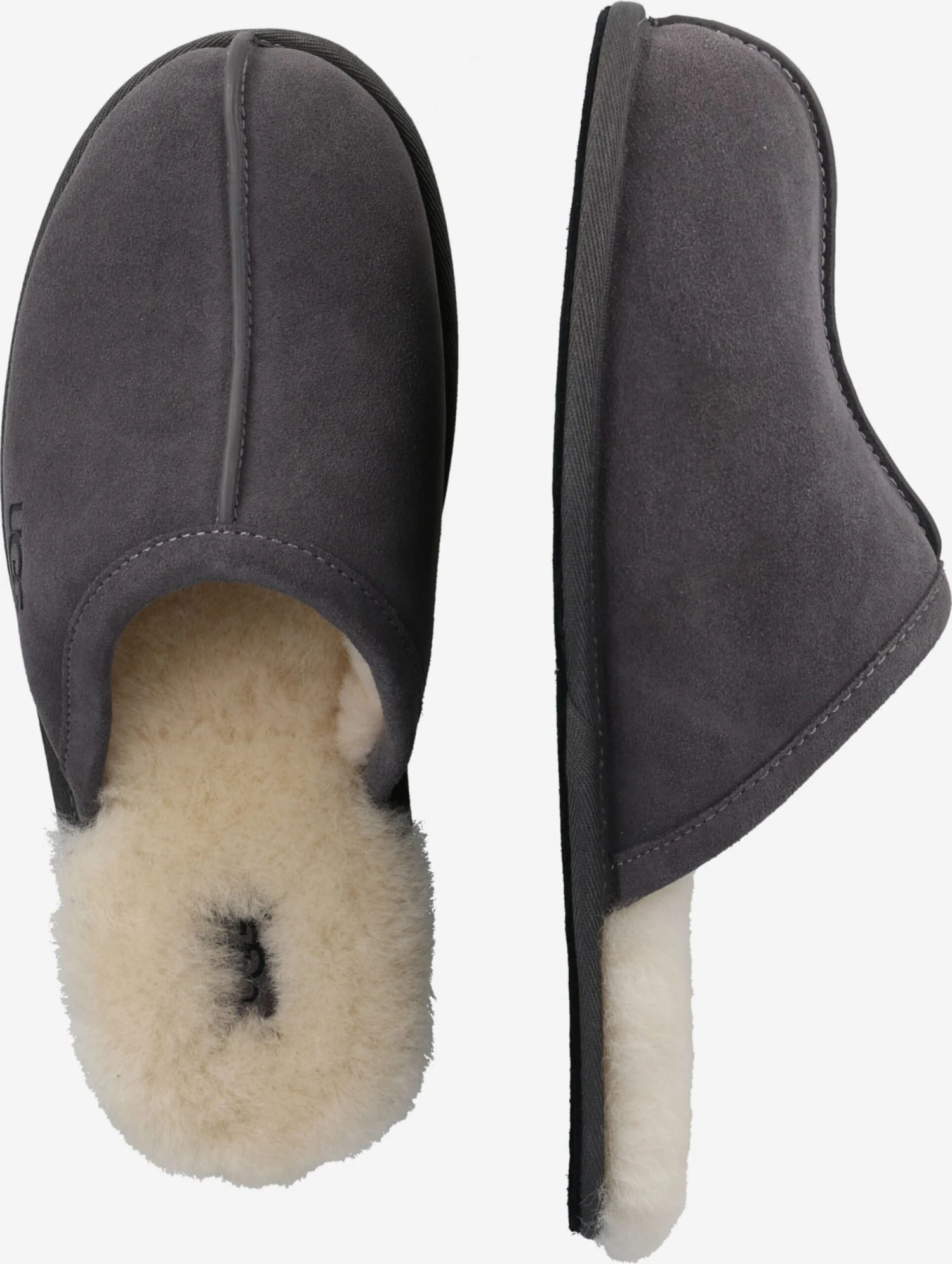 Ugg Pantoffels Huisschoen Scuff Heren Donkergrijs 2 Ugg Pantoffels Huisschoen Scuff Heren Donkergrijs - Afbeelding 2