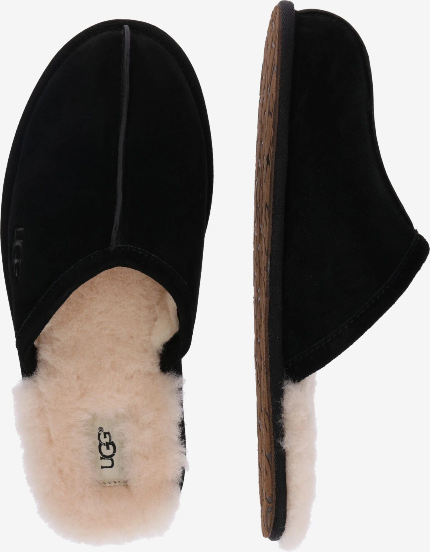 Ugg Pantoffels Huisschoen Scuff Heren Zwart 2 Ugg Pantoffels Huisschoen Scuff Heren Zwart - Afbeelding 2