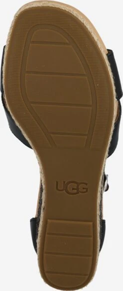 Ugg Sandalen Met Hak Sandaal Eugenia Dames Zwart -Ugg 79b98218df11a469726f3e3908bb8a02