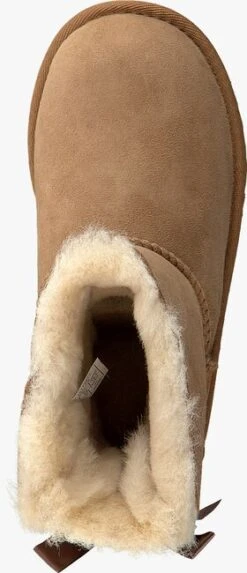 Cognac Ugg Vachtlaarzen Mini Bailey Bow Ii