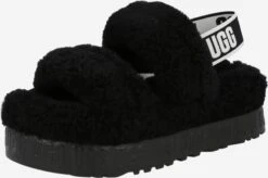 Ugg Pantoffels Huisschoenen Fluffita Dames Zwart