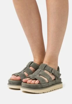 Ugg Goldenstar Strap - Sandalen Met Plateauzool - Moss Green