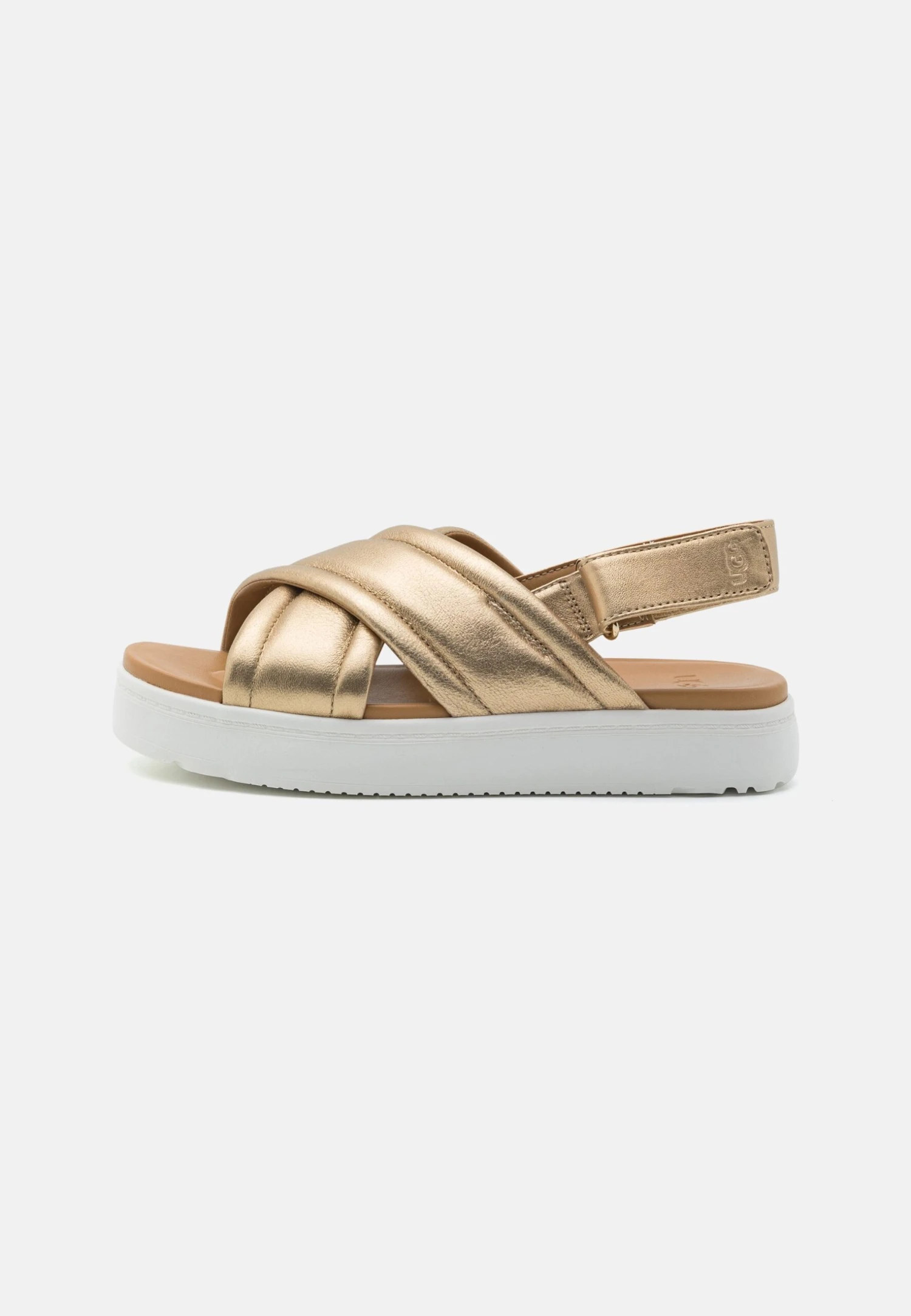 Ugg Zayne Slingback - Sandalen Met Plateauzool - Gold Metallic 2 Ugg Zayne Slingback - Sandalen Met Plateauzool - Gold Metallic - Afbeelding 2