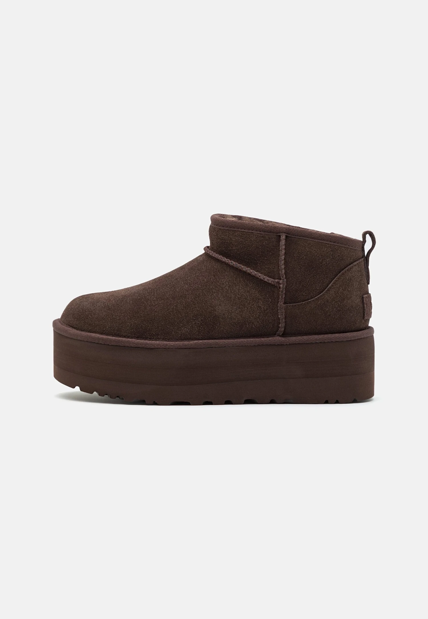 Ugg Classic Ultra Mini Platform - Enkellaarsjes Met Plateauzool - Burnt Cedar 2 Ugg Classic Ultra Mini Platform - Enkellaarsjes Met Plateauzool - Burnt Cedar - Afbeelding 2