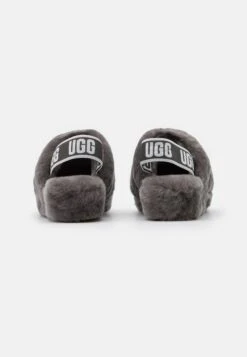 Ugg Fluff Yeah Slide - Pantoffels - Charcoal -Ugg a0de1e97267f4abd87b526639f4a6923