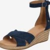 Ugg Sandalen Met Hak Sandaal Eugenia Dames Navy