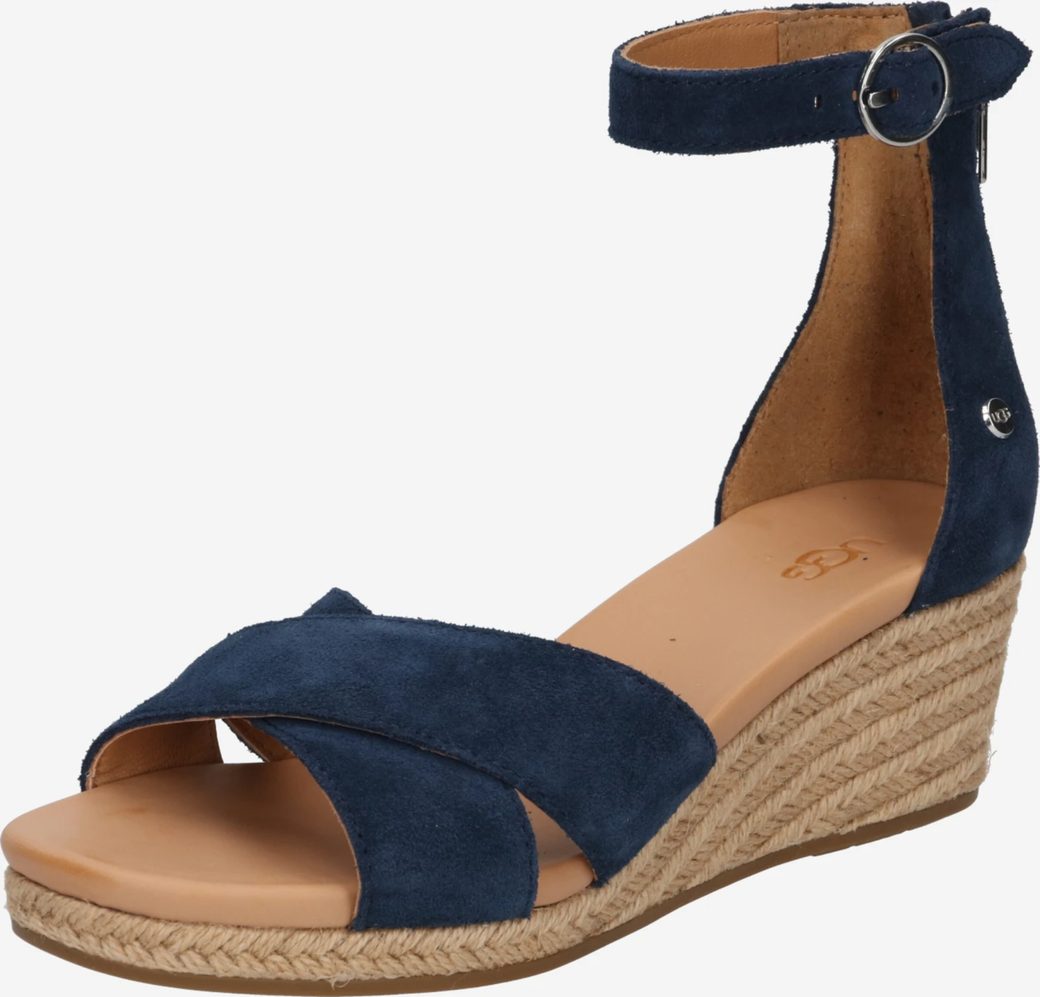 Ugg Sandalen Met Hak Sandaal Eugenia Dames Navy 1 Ugg Sandalen Met Hak Sandaal Eugenia Dames Navy