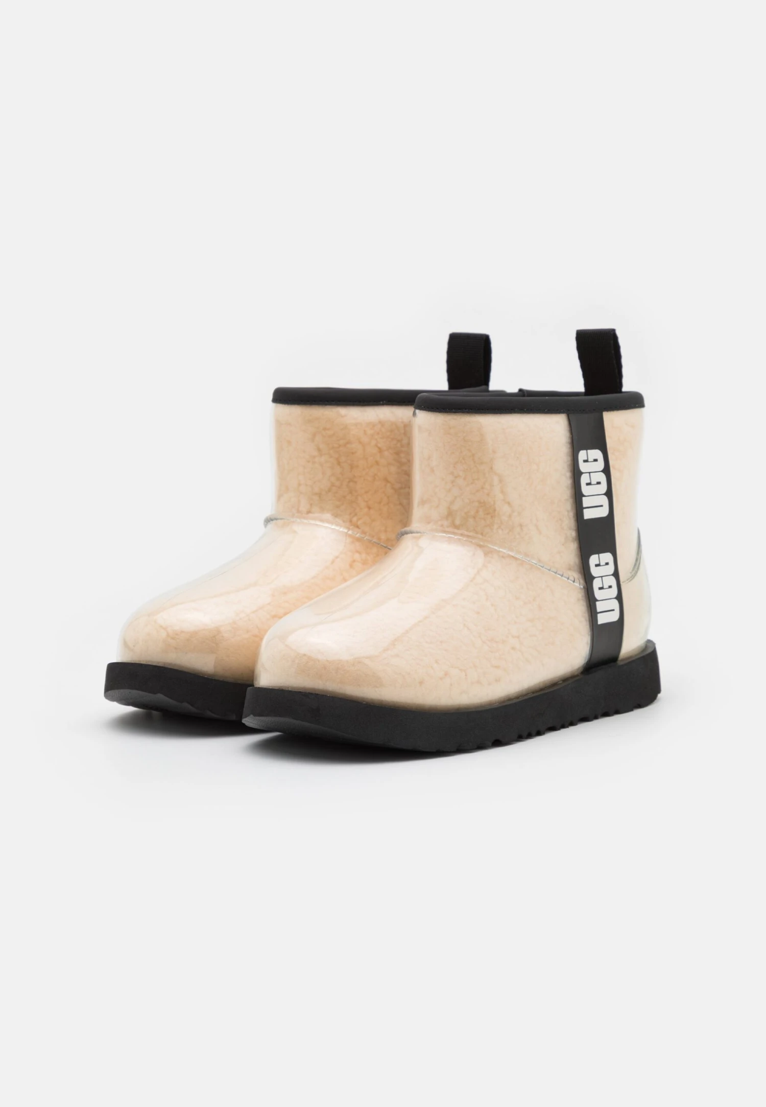 Ugg Classic Clear Mini Ii - Regenlaarzen - Natural/Black 2 Ugg Classic Clear Mini Ii - Regenlaarzen - Natural/Black - Afbeelding 2