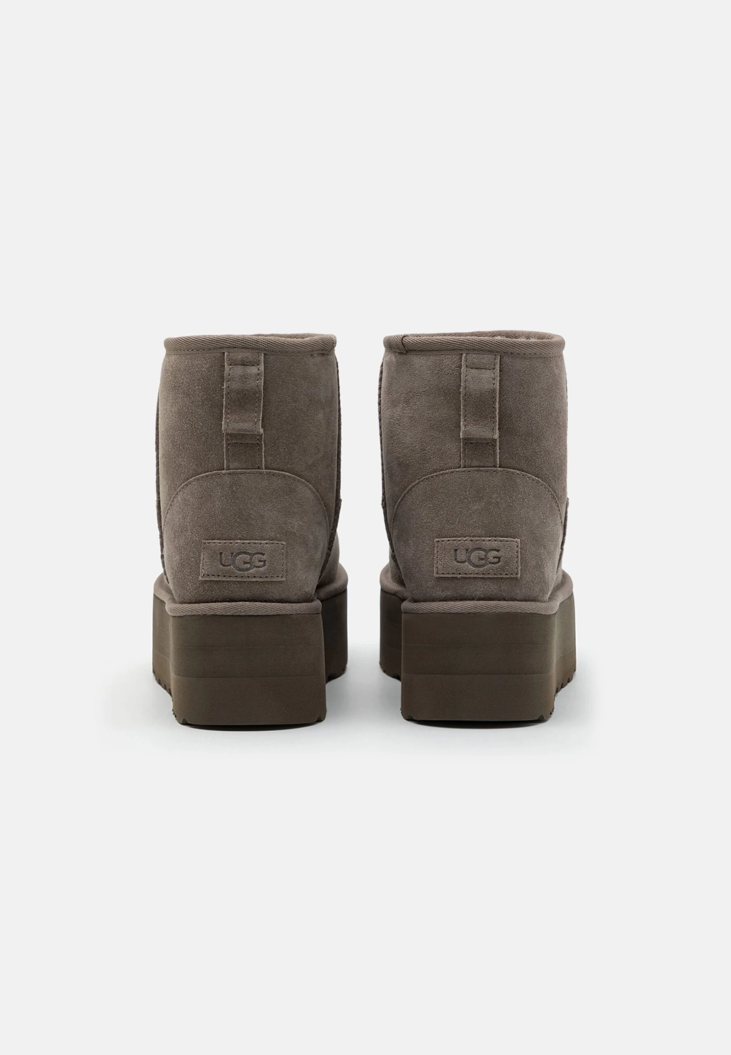 Ugg Classic Mini Platform - Enkellaarsjes Met Plateauzool - Smoke Plume 4 Ugg Classic Mini Platform - Enkellaarsjes Met Plateauzool - Smoke Plume - Afbeelding 4