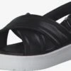 Ugg Sandalen Met Hak Sandaal Zayne Slingback 1136752 Dames Zwart