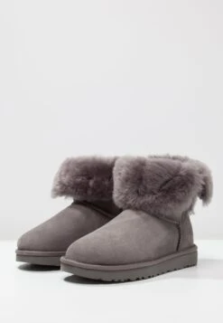 Ugg Bailey Button Ii - Korte Laarzen - Grey -Ugg c7052dc2be7043a6941b469820cab3f6