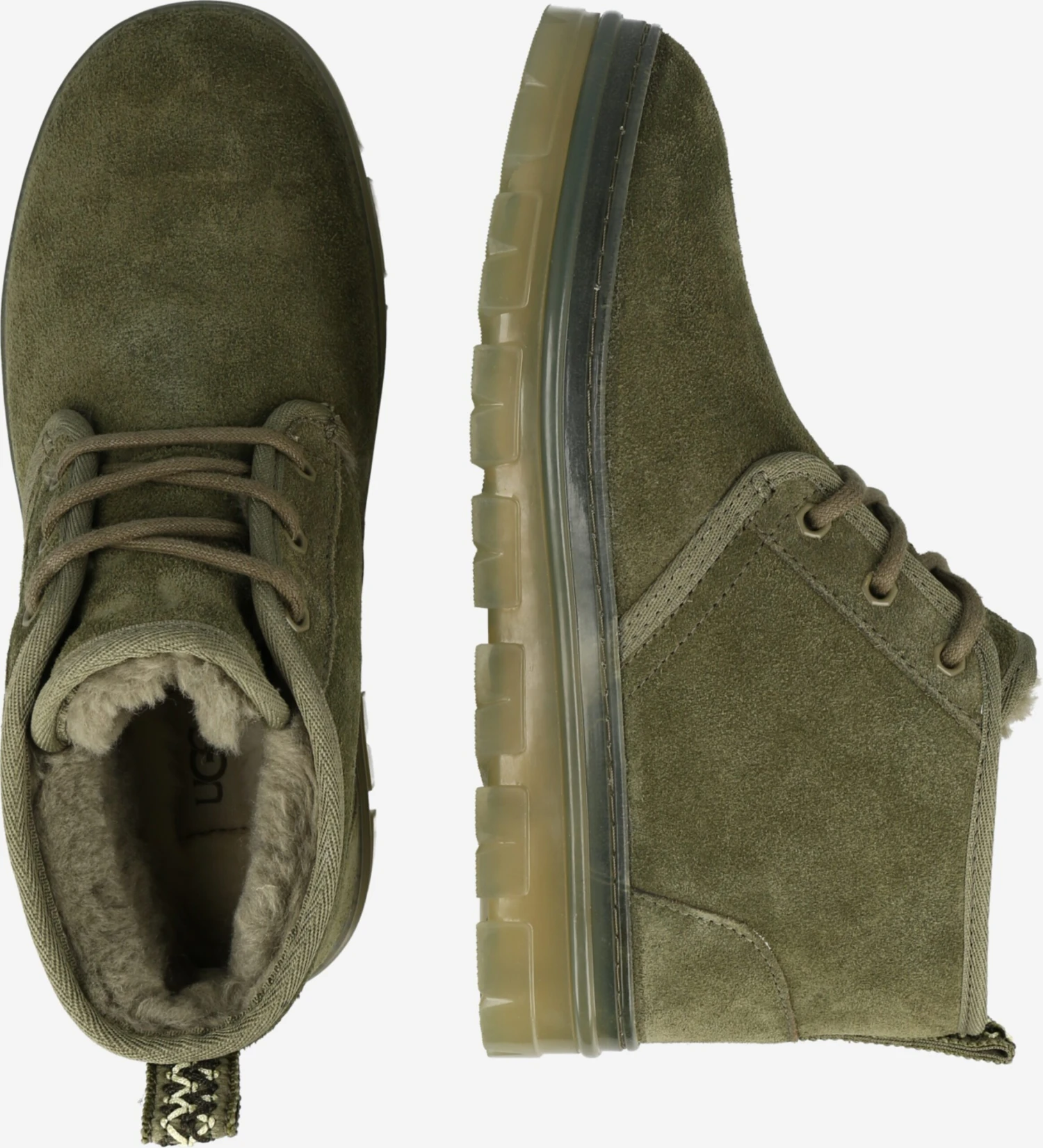 Ugg Enkellaarsjes Veterlaarsjes Neumel Dames Donkergroen 2 Ugg Enkellaarsjes Veterlaarsjes Neumel Dames Donkergroen - Afbeelding 2