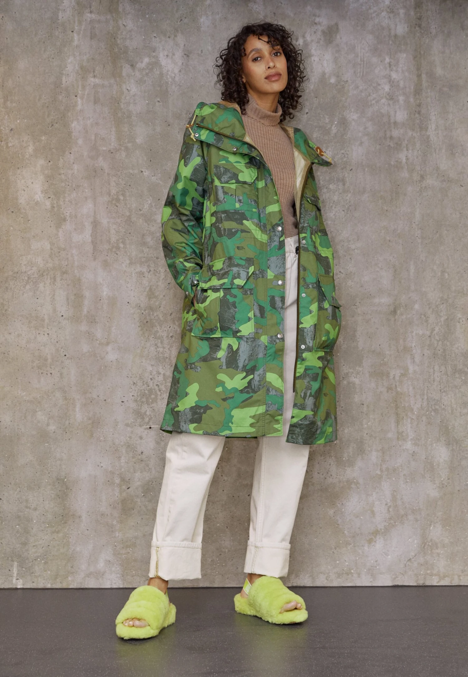 Ugg Fluff Yeah Slide - Sandalen Met Plateauzool - Key Lime 4 Ugg Fluff Yeah Slide - Sandalen Met Plateauzool - Key Lime - Afbeelding 4