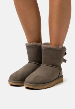 Ugg Mini Bailey Bow - Korte Laarzen - Slate
