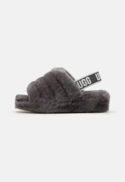 Ugg Fluff Yeah Slide - Pantoffels - Charcoal -Ugg e5d503e1335d4ea8833560b24c9182b3
